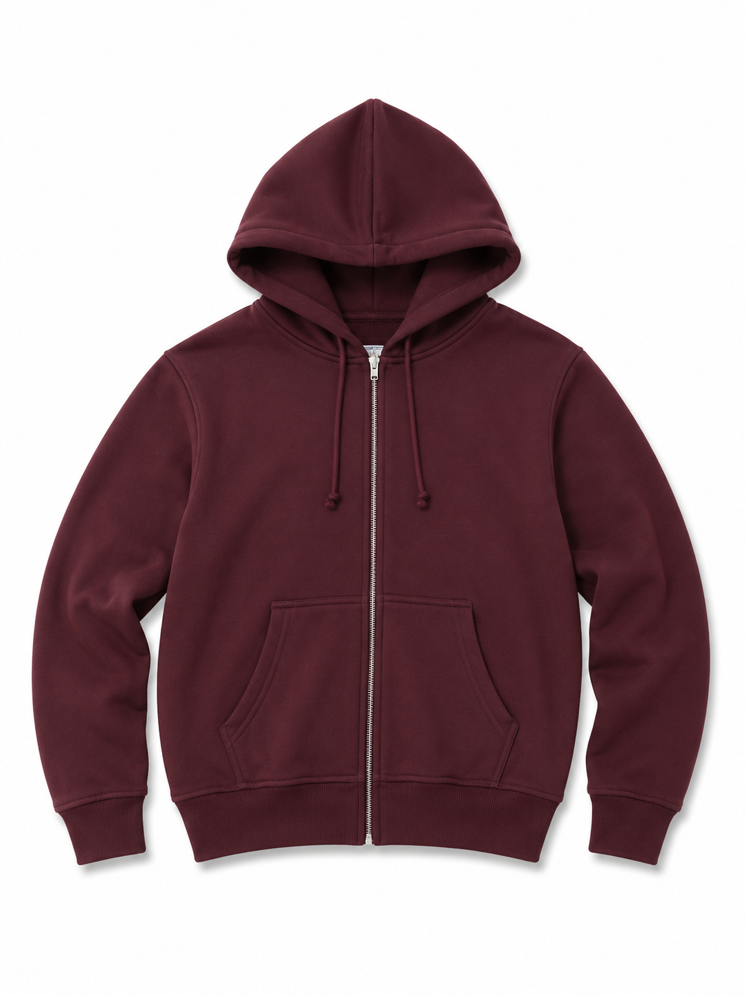 HOODIE ABIERTO VINOTINTO