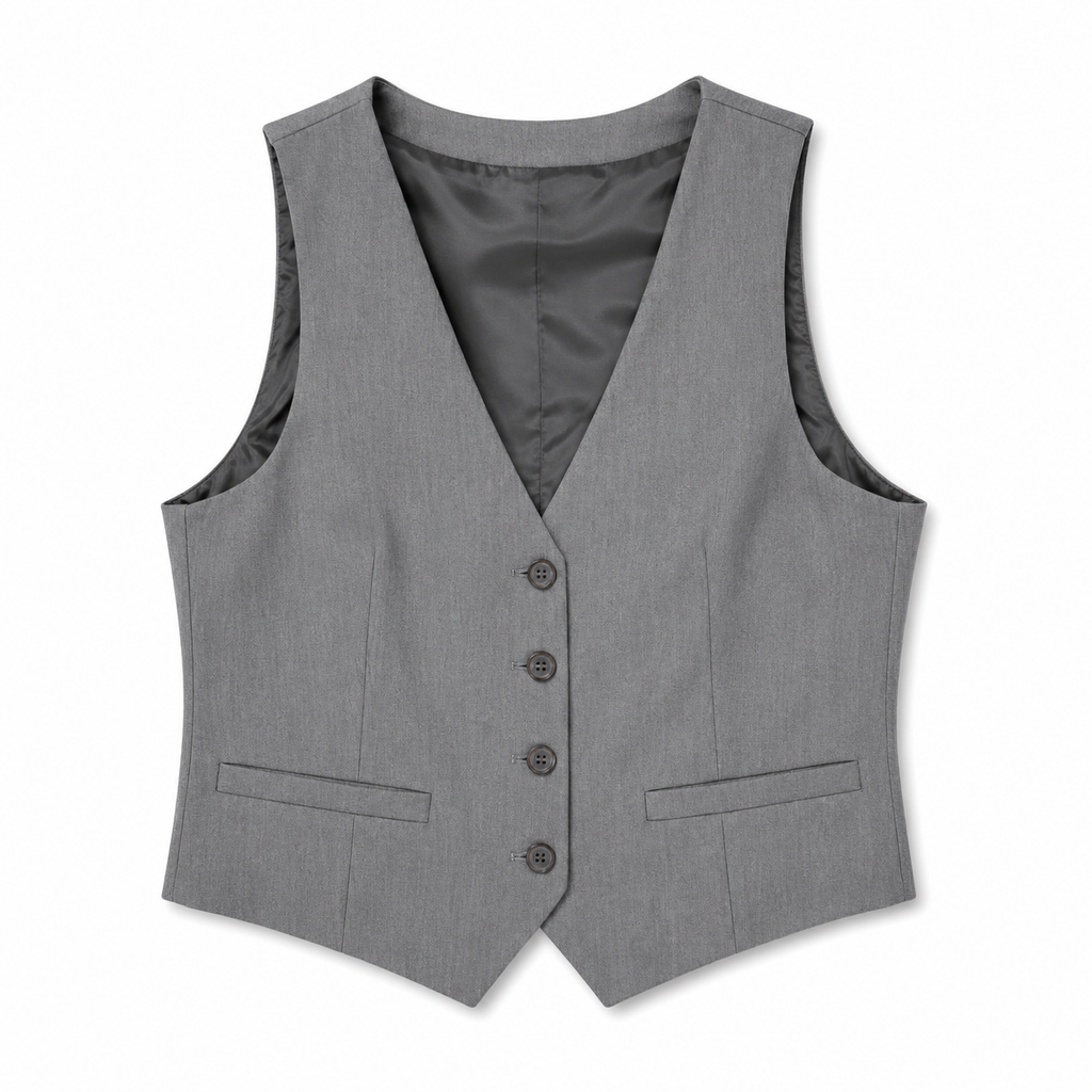 CHALECO VEST GRIS