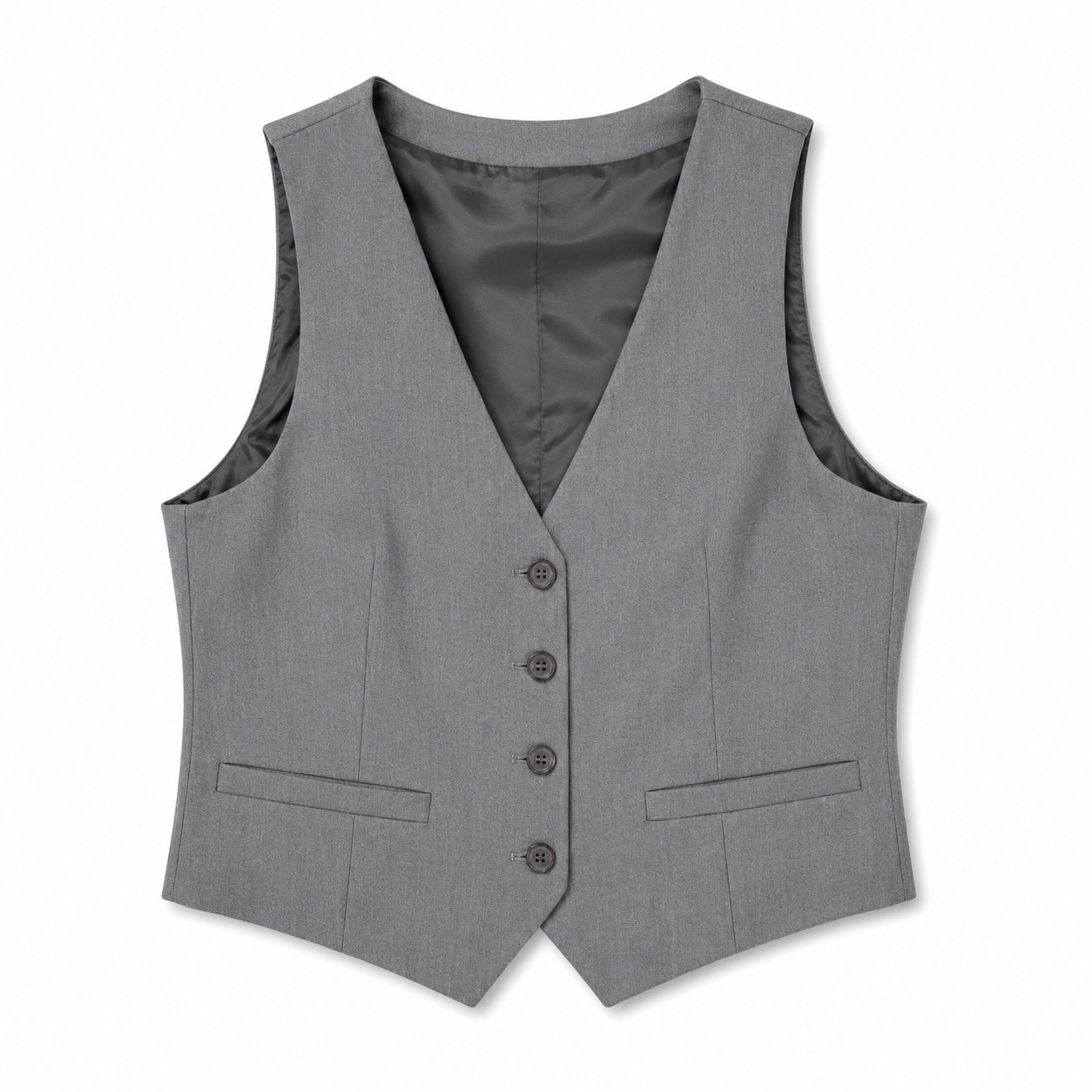 CHALECO VEST GRIS