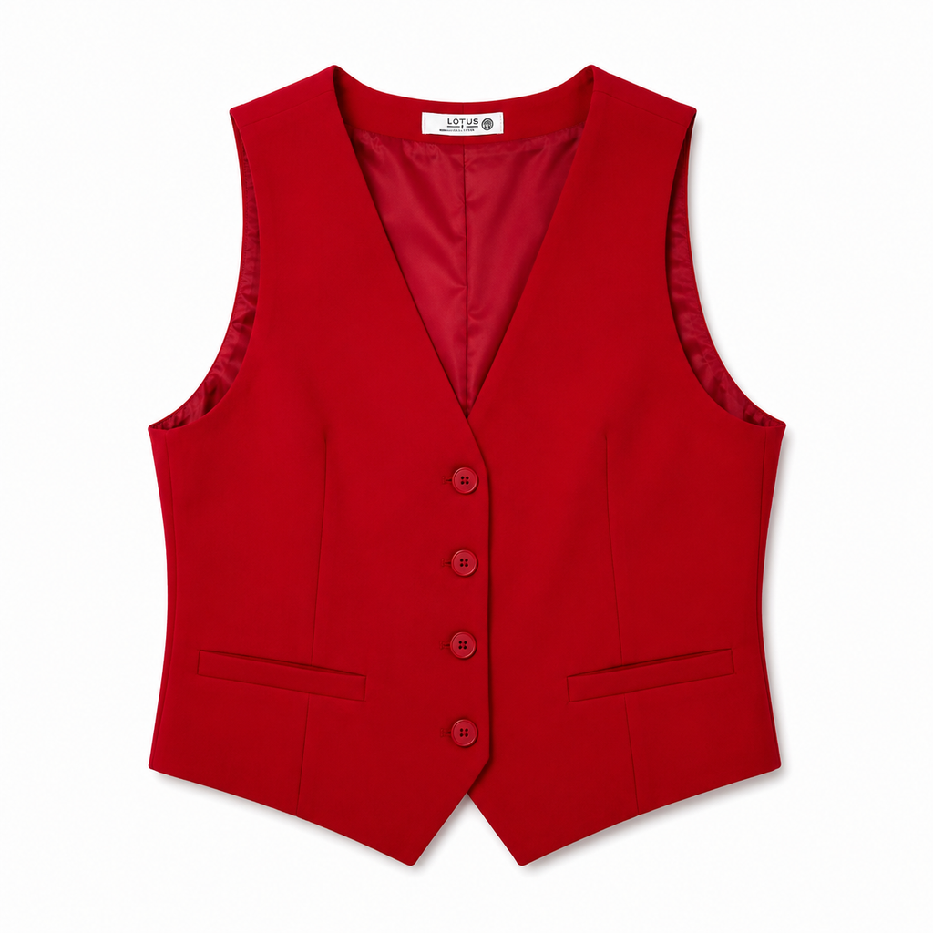CHALECO VEST ROJO
