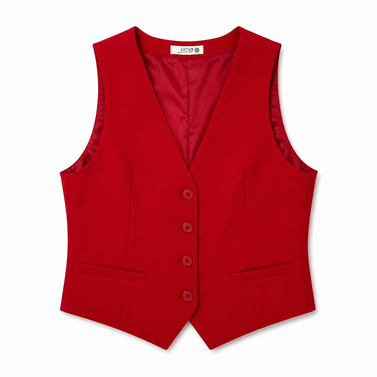 CHALECO VEST ROJO