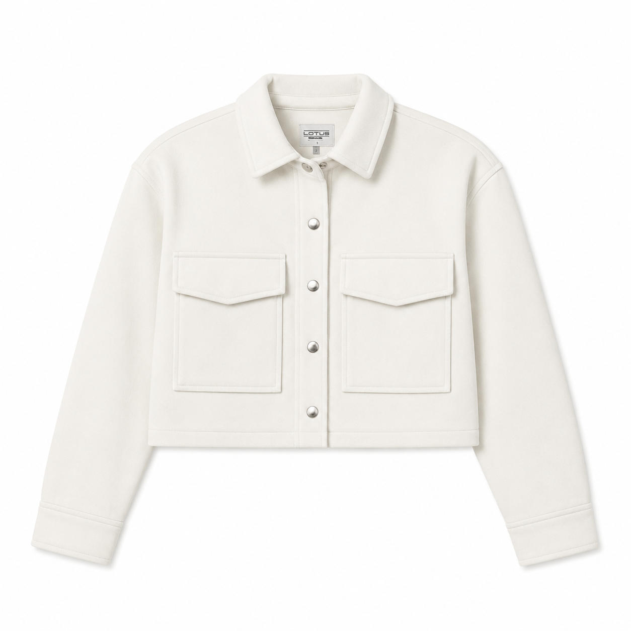 CHAQUETA CROPPED MARFIL