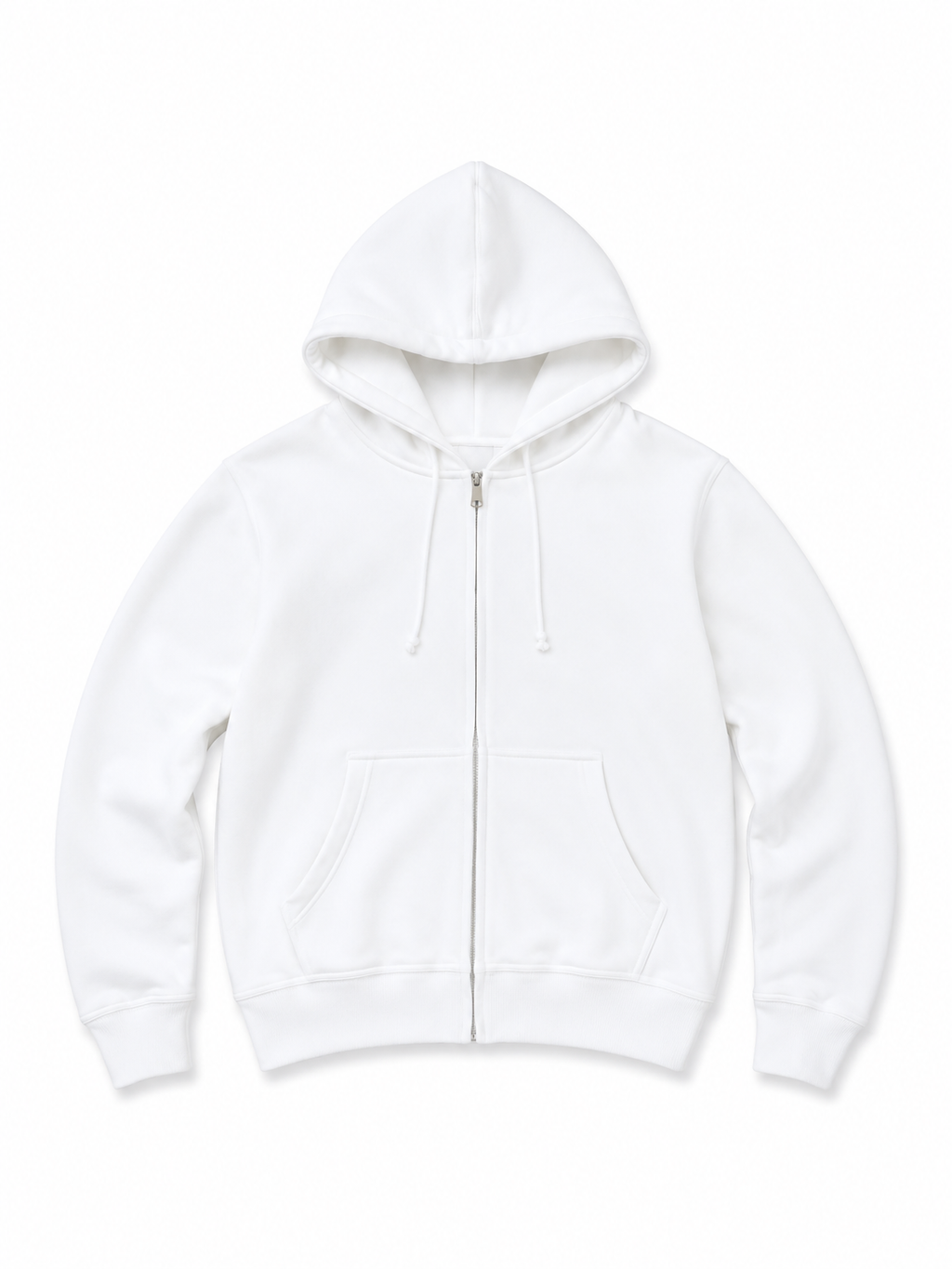 HOODIE ABIERTO BLANCO