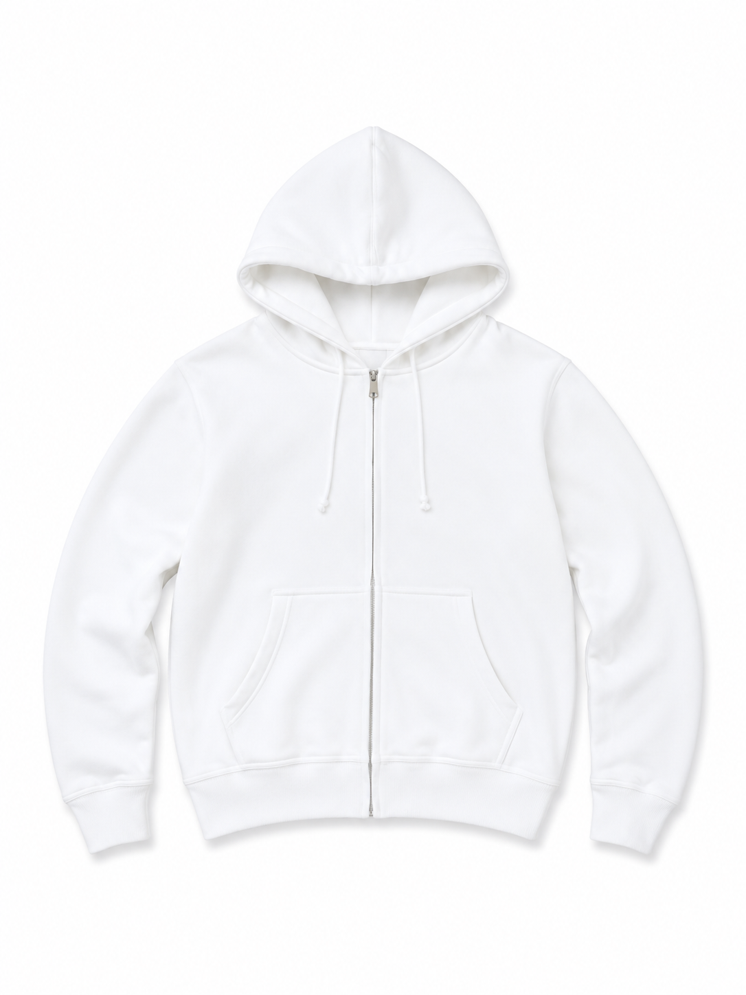 HOODIE ABIERTO BLANCO