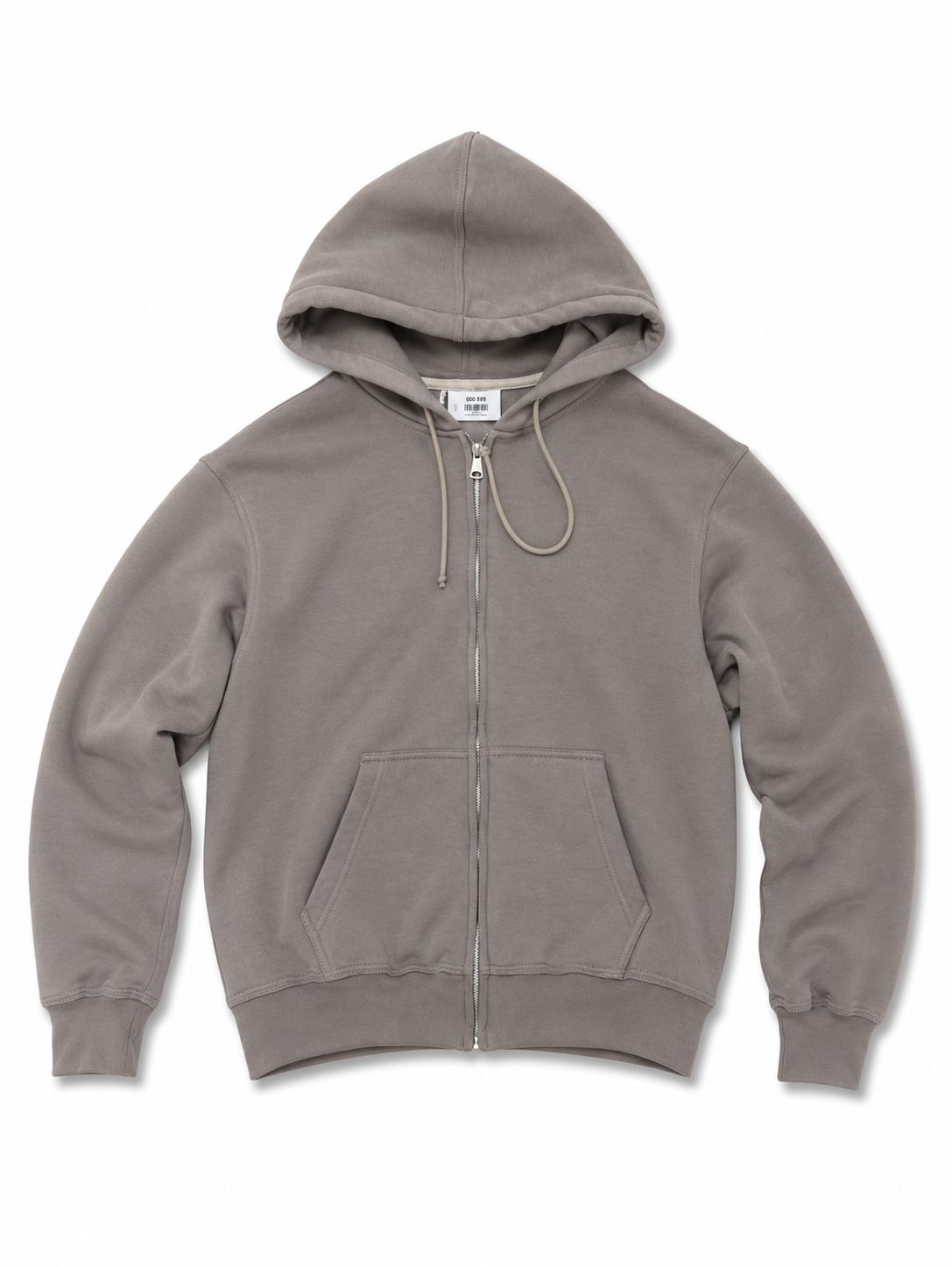HOODIE ABIERTO CAMEL