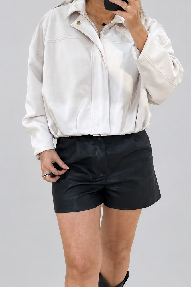 CHAQUETA GAMUZA BEIGE