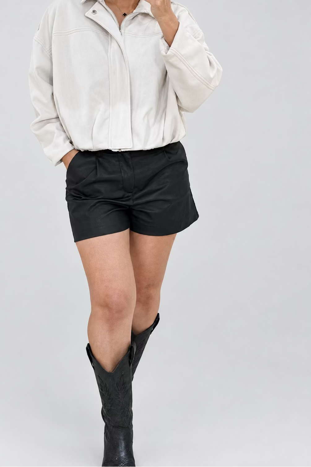 CHAQUETA GAMUZA BEIGE
